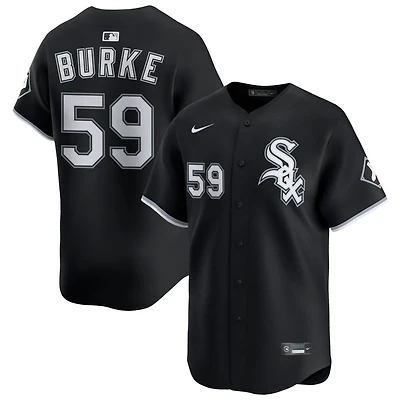Sean Burke Men's Nike Black Chicago White Sox Alternate Limited Custom Jersey