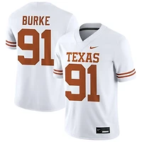 Ethan Burke Men's Nike White Texas Longhorns NIL Pick-A-Player Game Jersey