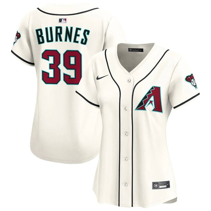 Corbin Burnes Women's Nike Cream Arizona Diamondbacks Home Limited Custom Jersey