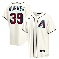 Corbin Burnes Men's Nike  Cream Arizona Diamondbacks Home Custom Replica Jersey