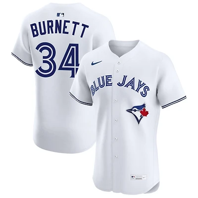 A.J. Burnett Men's Nike White Toronto Blue Jays Home Elite Pick-A-Player Retired Roster Jersey