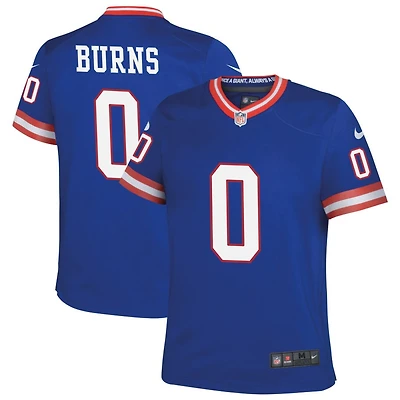 Brian Burns Youth Nike Royal New York Giants Classic Custom Game Jersey