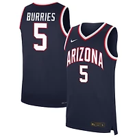 Brayden Burries Unisex Nike  Navy Arizona Wildcats NIL Pick-A-Player Replica Basketball Jersey