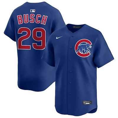 Michael Busch Men's Nike Royal Chicago Cubs Alternate Limited Custom Jersey