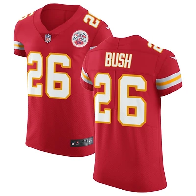 Deon Bush Men's Nike Red Kansas City Chiefs Vapor Untouchable Custom Elite Jersey