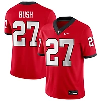 Sam Bush Men's Nike Red Georgia Bulldogs NIL Pick-A-Player Game Jersey