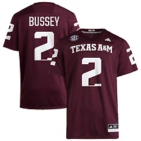 Terry Bussey Men's adidas  Maroon Texas A&M Aggies NIL Pick-A-Player Home Premier Football Jersey