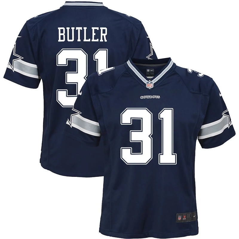 Josh Butler Youth Nike Navy Dallas Cowboys Custom Game Jersey