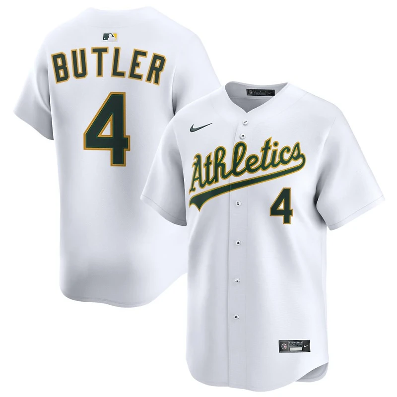 Lawrence Butler Men's Nike White Athletics Home Limited Custom Jersey