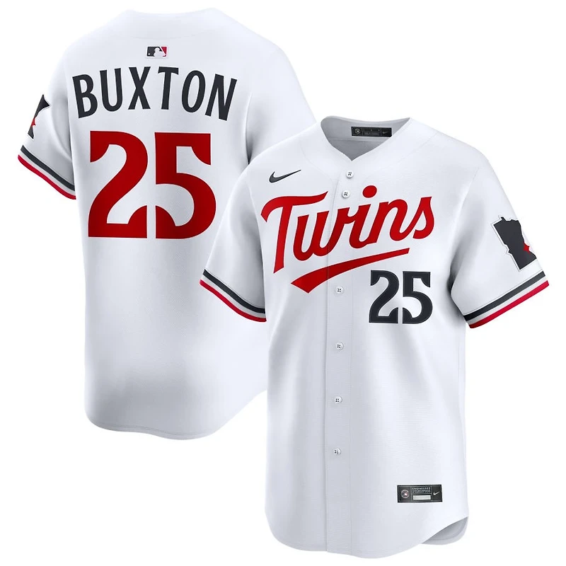 Byron Buxton Men's Nike White Minnesota Twins Home Limited Custom Jersey