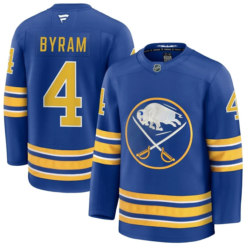 Bowen Byram Men's Fanatics Royal Buffalo Sabres Home Premium Custom Jersey