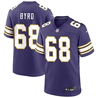 Henry Byrd Men's Nike Purple Minnesota Vikings Classic Custom Game Jersey
