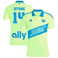 Nathan Byrne Men's adidas Yellow Charlotte FC 2025 Third Replica Custom Jersey