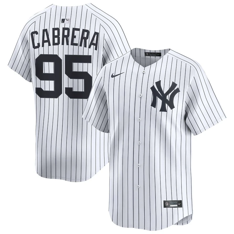 Oswaldo Cabrera Men's Nike White New York Yankees Home Limited Custom Jersey