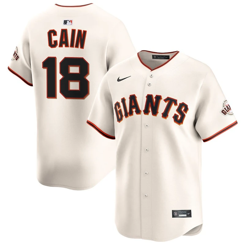 Matt Cain Men's Nike Cream San Francisco Giants Home Limited Pick-A-Player Retired Roster Jersey