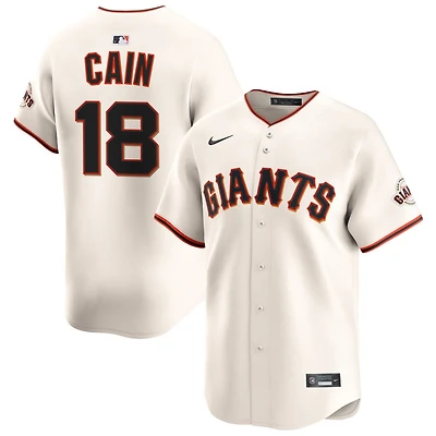 Matt Cain Men's Nike Cream San Francisco Giants Home Limited Pick-A-Player Retired Roster Jersey