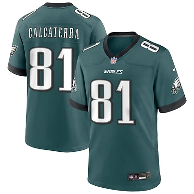 Grant Calcaterra Men's Nike Midnight Green Philadelphia Eagles Custom Game Jersey