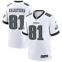Grant Calcaterra Men's Nike White Philadelphia Eagles Custom Game Jersey