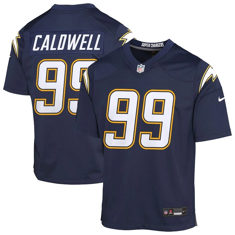Jamaree Caldwell Youth Nike Navy Los Angeles Chargers Alternate Super Chargers Game Custom Jersey
