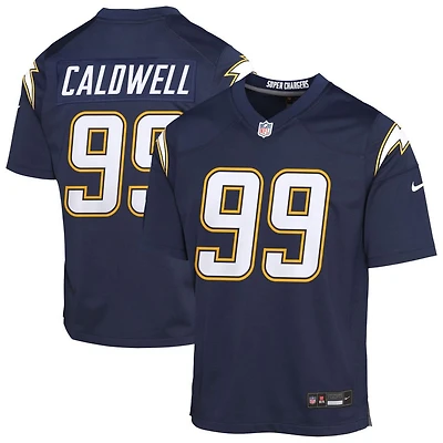 Jamaree Caldwell Youth Nike Navy Los Angeles Chargers Alternate Super Chargers Game Custom Jersey