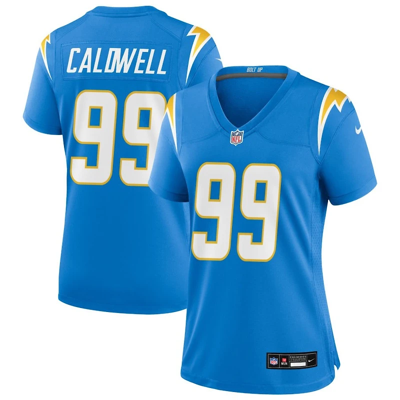 Jamaree Caldwell Women's Nike Powder Blue Los Angeles Chargers Custom Game Jersey