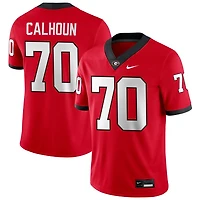 Daniel Calhoun Men's Nike Red Georgia Bulldogs NIL Pick-A-Player Game Jersey