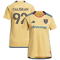 Noel Caliskan Women's adidas Gold Real Salt Lake 2023 The Beehive State Kit Replica Custom Jersey