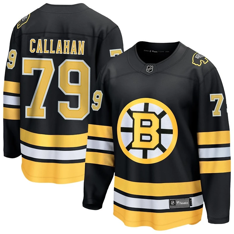 Michael Callahan Men's Fanatics  Black Boston Bruins Home Breakaway Custom Jersey