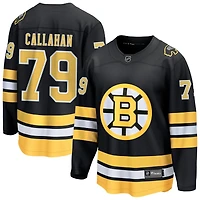 Michael Callahan Men's Fanatics  Black Boston Bruins Home Breakaway Custom Jersey