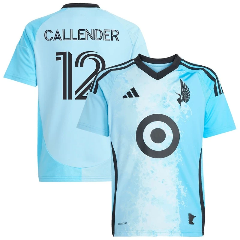 Drake Callender Youth adidas  Blue Minnesota United FC 2025 CONVERGENCE Replica Custom Jersey