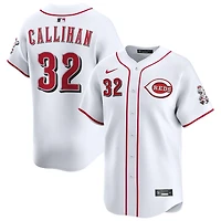 Tyler Callihan Men's Nike White Cincinnati Reds Home Limited Custom Jersey