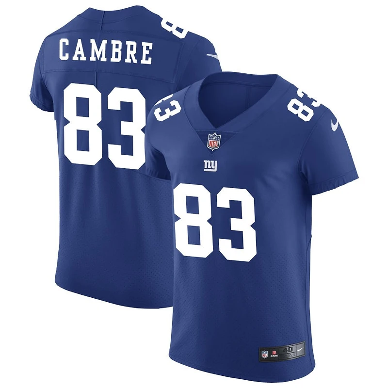 Dalen Cambre Men's Nike Royal New York Giants Vapor Untouchable Custom Elite Jersey