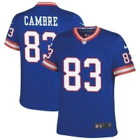 Dalen Cambre Youth Nike Royal New York Giants Classic Custom Game Jersey