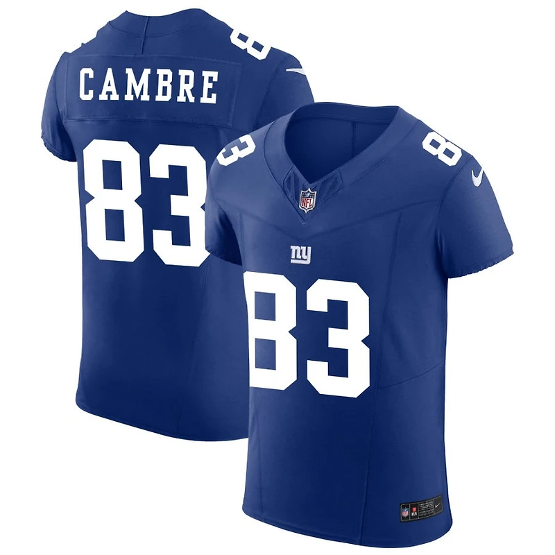 Dalen Cambre Men's Nike Royal New York Giants Vapor F.U.S.E. Elite Custom Jersey
