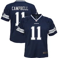 Parris Campbell Youth Nike Navy Dallas Cowboys Custom Game Jersey