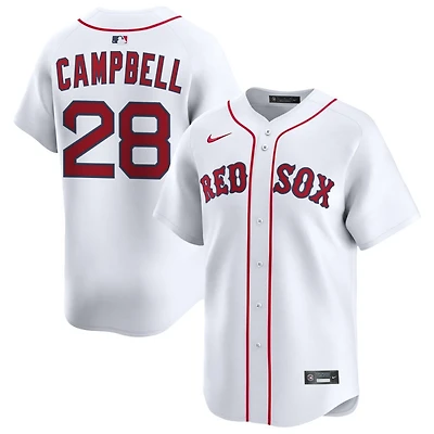 Kristian Campbell Men's Nike White Boston Red Sox Home Limited Custom Jersey