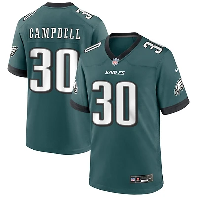 Jihaad Campbell Men's Nike Midnight Green Philadelphia Eagles Custom Game Jersey