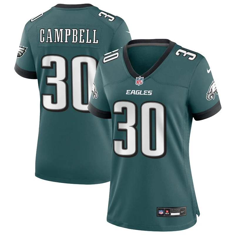 Jihaad Campbell Women's Nike Midnight Green Philadelphia Eagles Custom Game Jersey