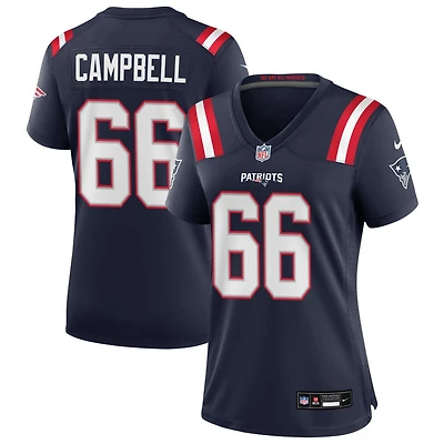 Will Campbell Women's Nike Navy New England Patriots Custom Game Jersey