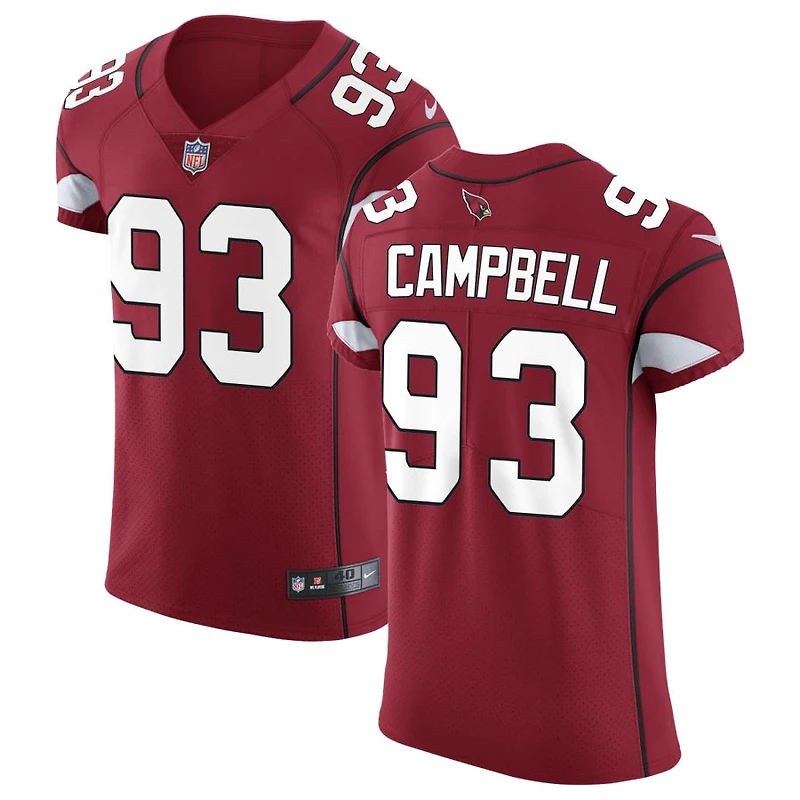 Calais Campbell Men's Nike Cardinal Arizona Cardinals Vapor Untouchable Custom Elite Jersey