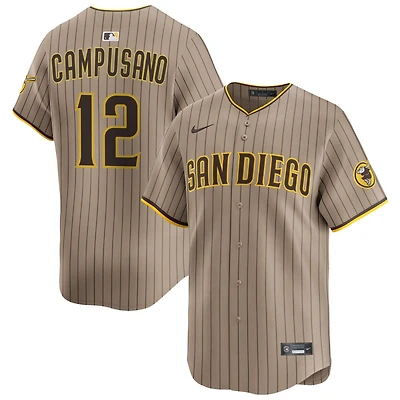 Luis Campusano Men's Nike Sand San Diego Padres Alternate Limited Custom Jersey