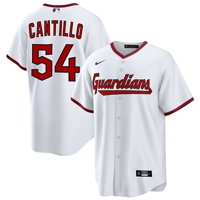 Joey Cantillo Men's Nike  White Cleveland Guardians Home Custom Replica Jersey