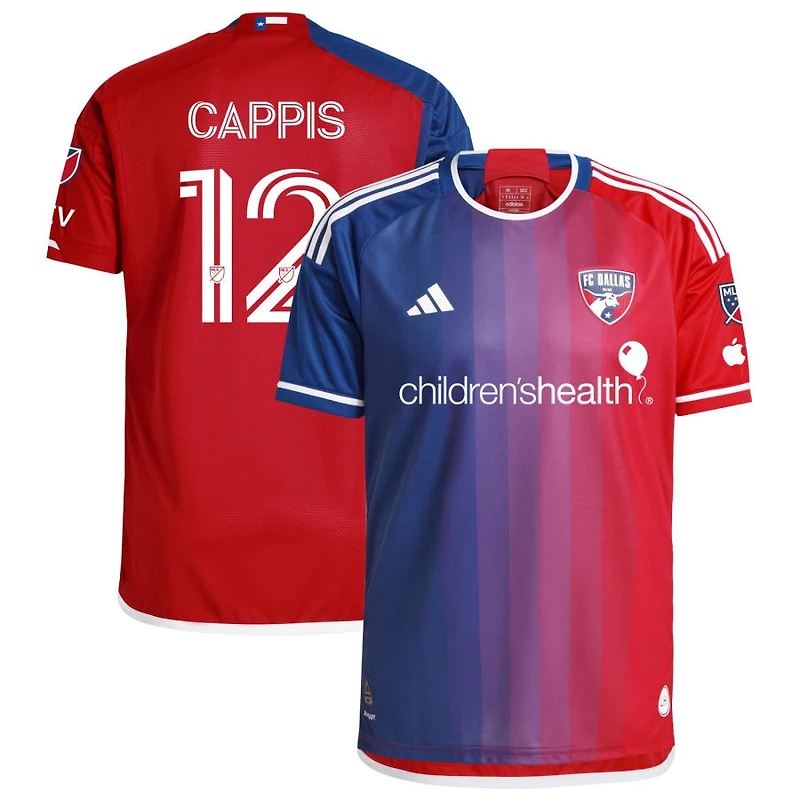 Christian Cappis Men's adidas  Navy FC Dallas 2024 After Burner Authentic Custom Jersey