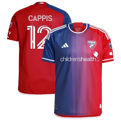Christian Cappis Men's adidas  Navy FC Dallas 2024 After Burner Authentic Custom Jersey
