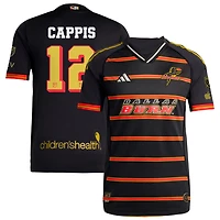 Christian Cappis Men's adidas Black FC Dallas 2025 Third Authentic Custom Jersey