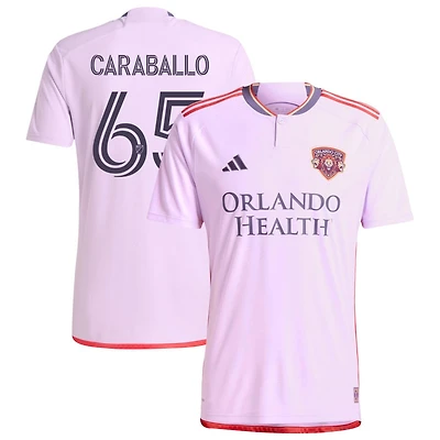 Gustavo Caraballo Men's adidas Purple Orlando City SC 2024 Legacy Kit Replica Custom Jersey