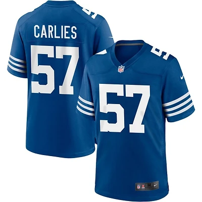 Jaylon Carlies Men's Nike Royal Indianapolis Colts Alternate Custom Jersey