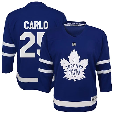 Brandon Carlo Youth  Blue Toronto Maple Leafs Home Replica Custom Jersey