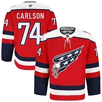 John Carlson Men's Fanatics Red Washington Capitals Alternate Authentic Pro Custom Jersey