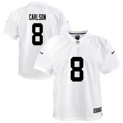Daniel Carlson Youth Nike White Las Vegas Raiders Team Custom Game Jersey